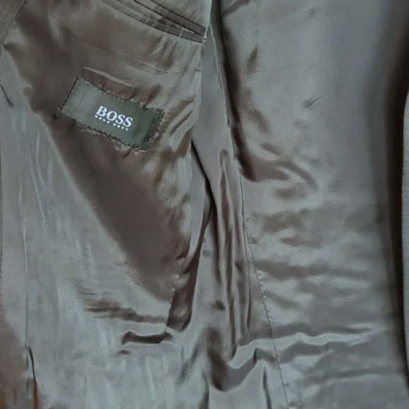 Vintage Hugo Boss gray two piece suit size 42R - Picture 4 of 11